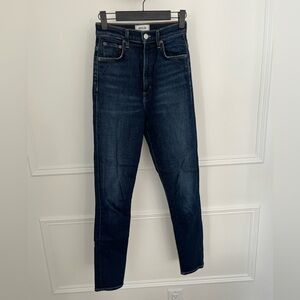 Agolde Dark Indigo Narrow Leg Jeans